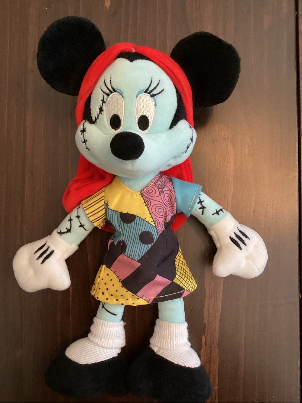 NWOT Disney Parks Minnie Mouse Sally Nightmare Before Christmas 11" Plush Doll